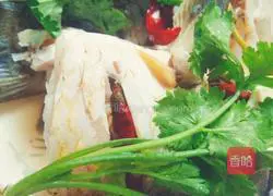 Illustration of steamed crucian carp 3