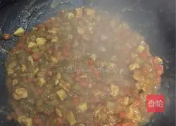 Illustration of how to make curry chicken rice 6