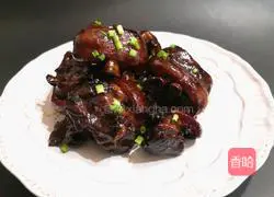 Illustration of braised pig's feet 10