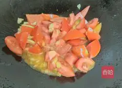 Tomato scrambled eggs Illustration of how to do it 8