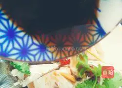 Illustration of how to make steamed crucian carp 4