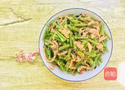 Illustration of how to make stir-fried shredded pork with Hu Qin 18