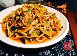 Illustration of Sichuan Style Fish-flavored Shredded Pork 13