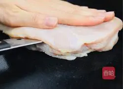 Weight loss Meal ~ Illustration of how to make pan-fried chicken steak 2