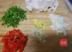 Illustration of how to make tofu and scrambled eggs 2