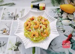 Stir-fried chives Illustration of how to make shrimps 12