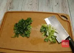 Illustration of how to make fried tofu with garlic sprouts 2