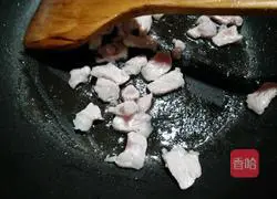 Illustration of how to make stir-fried yuba and pork 3