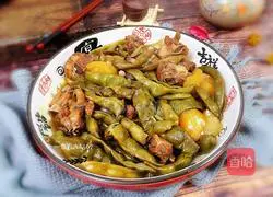 Illustration of how to make ribs, potatoes and beans stewed 17