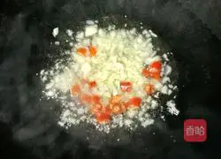 Illustration of how to make Gongcai minced meat bento 6