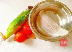 Illustration of how to make corn and tomato fish fillet 2