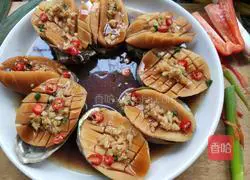 Illustration of how to make abalone in sauce 4