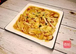 Illustration of how to make scrambled eggs with mushrooms 21