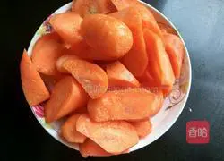 Illustration of how to make carrot stewed mutton 6