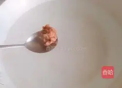 Illustration of how to make Qingbo meatballs 9