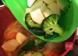 Illustration of how to make cream stew 8