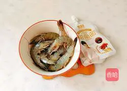 Illustration of Braised Prawns 2