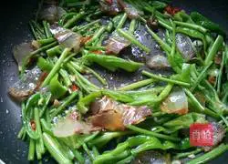 Illustration of how to cook bacon with wild celery 11