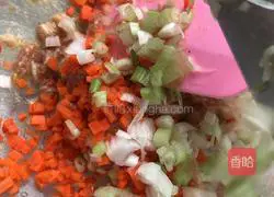 (Steamed vegetables) Illustration of how to make mushrooms stuffed with meat 6