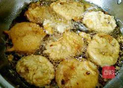 Illustration of how to make fried lotus root box 9