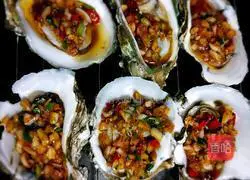 Illustration of grilled oysters 6