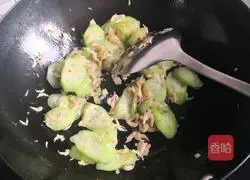 Illustration of how to make loofah and shrimp skin 4