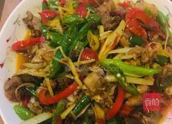 The young ginger Illustration of how to make stir-fried duck 7