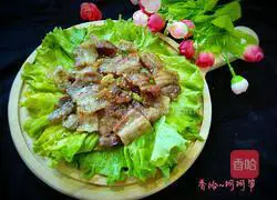 Illustration of grilled pork belly 11