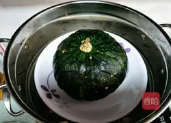 Seafood Fried Rice Pumpkin Cup Recipe Illustration 5