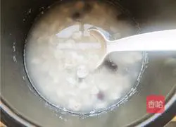 Illustration of how to make yam and barley porridge 4