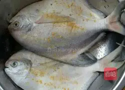 Illustration of how to cook dry flat fish 2