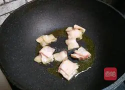 Illustration of how to make stir-fried cauliflower with meat 3