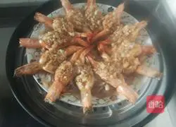 Illustration of how to make garlic vermicelli shrimp 14