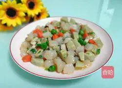 Illustration of how to make fried shrimps with solid eggs 7