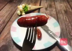 Illustration of Homemade Crispy Black Pepper Sausage 19