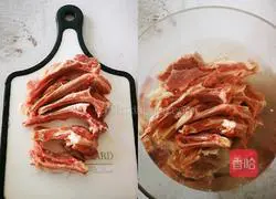 Illustration of braised lamb neck chop 2