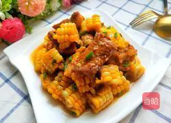 Illustration of how to make corn-roasted pork ribs 17