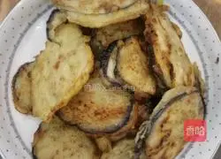 Illustration of how to make meat-filled eggplant boxes 9