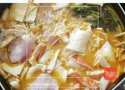 Korean Cheese Rice Cake Hot Pot Recipe Illustration 7