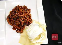 京Illustration of how to make shredded pork with sauce 3