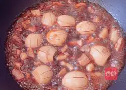 Illustration of stewed meat and eggs 9