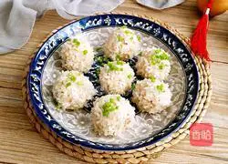 Tofu Pearls Illustration of how to make meatballs 10