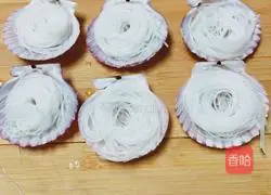 Illustration of steamed scallops with garlic vermicelli 10 