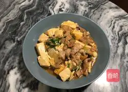 Illustration of how to make fried shredded pork with tofu 9