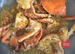 Illustration of how to make fried crabs in typhoon shelter 6