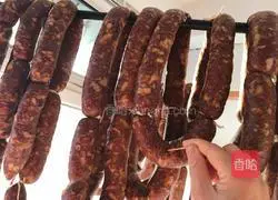 Illustration of homemade sausage 22