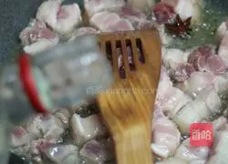 Illustration of how to make braised radish in soy sauce 5