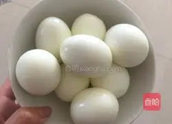 Illustration of homemade braised eggs 2