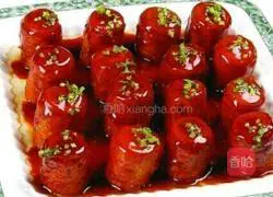 Nine rolls of large intestine recipe illustration 4