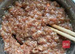 Eggplant Illustration of how to make quail eggs wrapped in meatballs and sauce 1